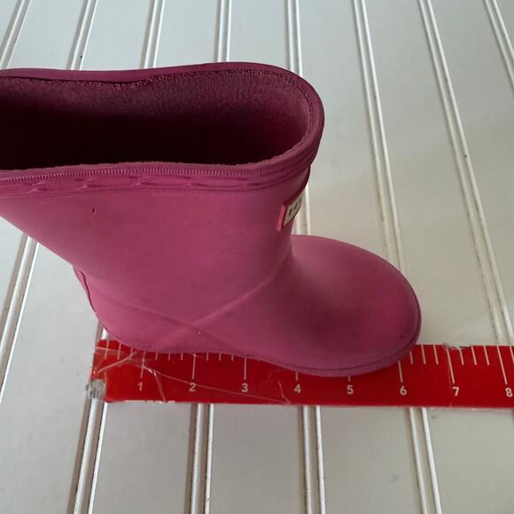 Baby Pink Hunter Boots size 7 - Picture 11 of 12